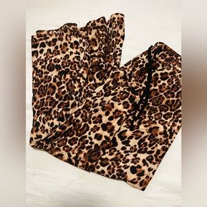 Leopard maxi skirt